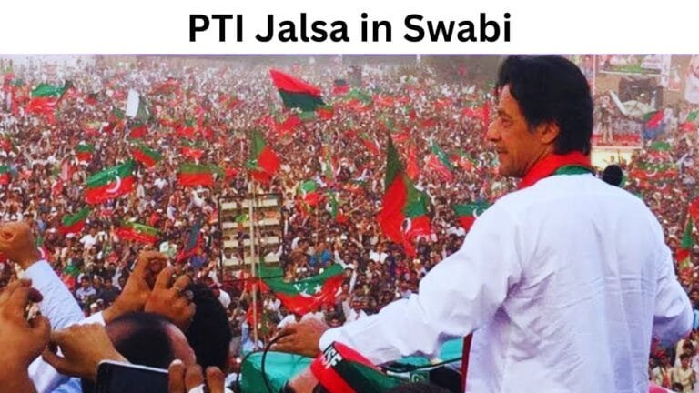 PTI Jalsa in Swabi Today